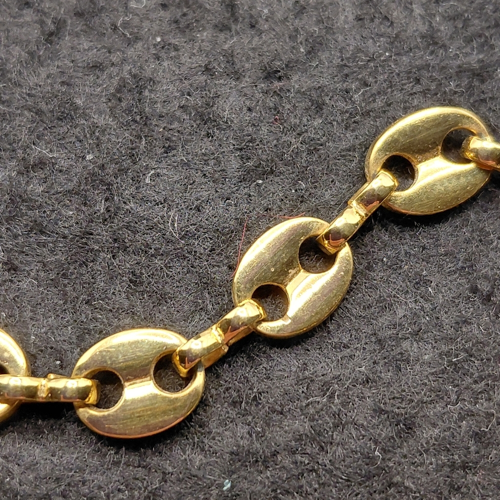 Vintage Dior Gold Necklace with Classic Rope Link Design. Made in Germany. - Picture 7 of 8